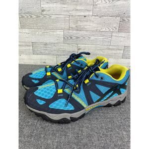 MERRELL BLUE GRASSBOW Air Low Trail Hiking Running Shoes Womens 8.5 New